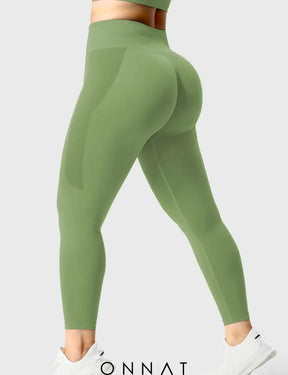 Onnat Classical Seamless Leggings Green / Xs