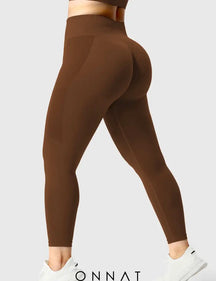 Onnat Classical Seamless Leggings Rich Brown / Xs