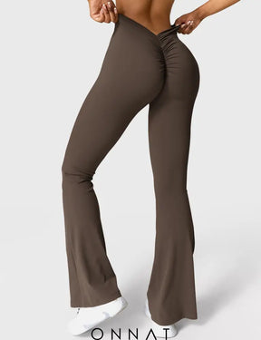 Onnat Daze V-Back Flare Leggings