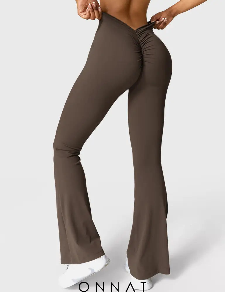 Onnat Daze V-Back Flare Leggings