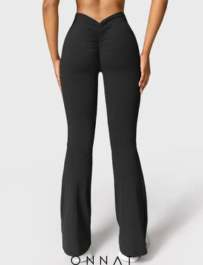 Onnat Daze V-Back Flare Leggings