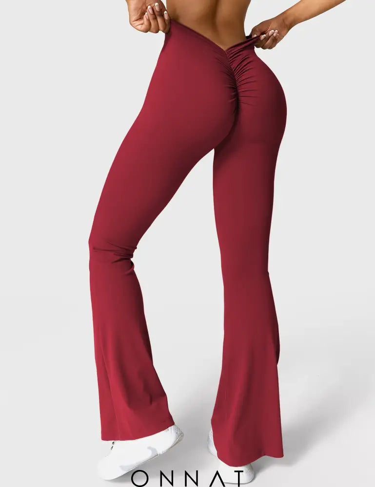 Onnat Daze V-Back Flare Leggings