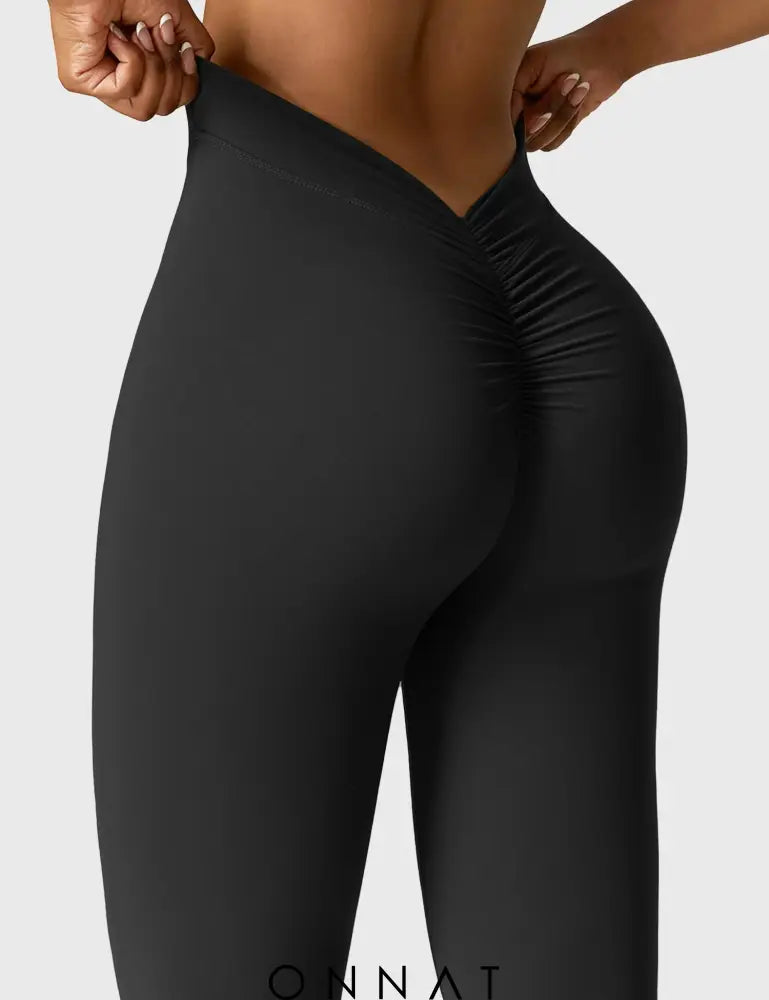 Onnat Daze V-Back Flare Leggings