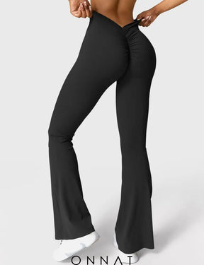 Onnat Daze V-Back Flare Leggings