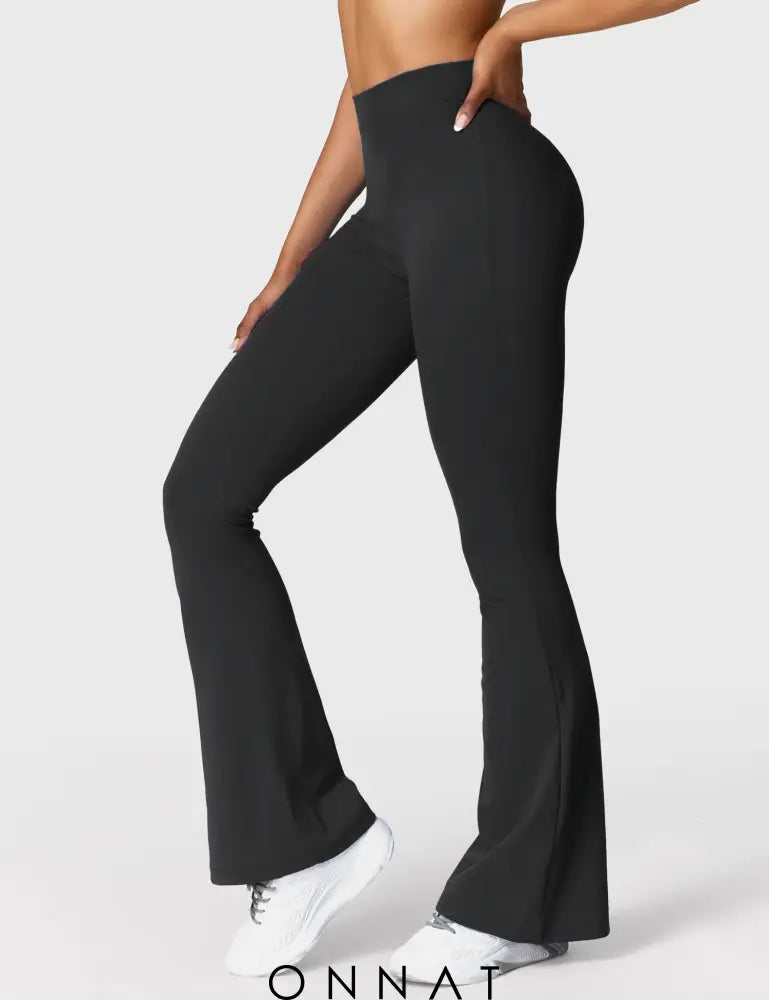 Onnat Daze V-Back Flare Leggings