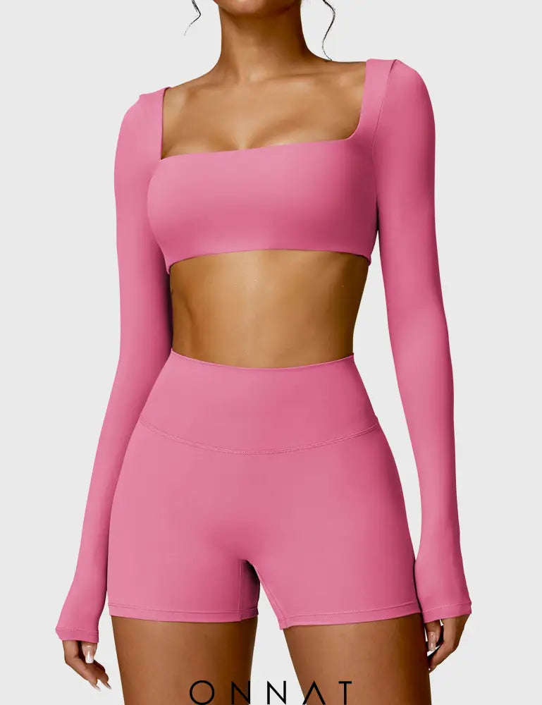 Onnat Divin Long Sleeves Pink / S Tops