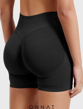 Onnat Eileen Seamless Shorts Black / S