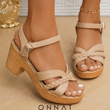 Onnat | Elegante Sandaal 2024 Caramel / 36 Sandals