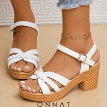 Onnat | Elegante Sandaal 2024 Wit / 36 Sandals