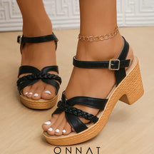 Onnat | Elegante Sandaal 2024 Zwart / 36 Sandals