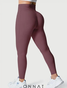 Onnat Grace Leggings Black Cherry / S