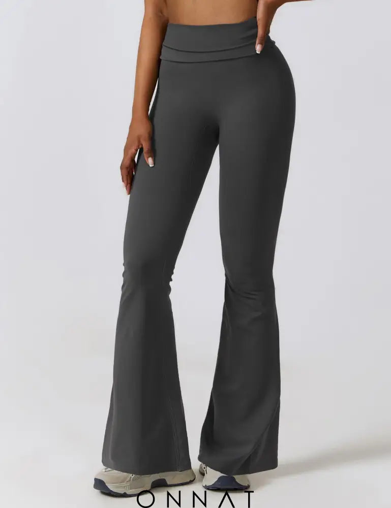 Onnat Halter Flared Jumpsuit Jumpsuits