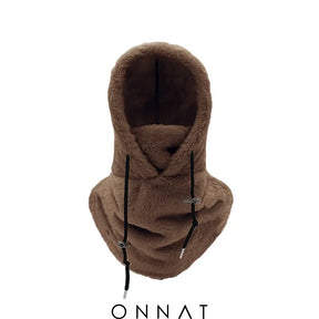 Onnat - 🔥 Hood Ski Mask Brown Coats & Jackets