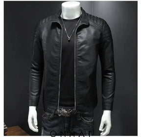 Onnat Leather Jacket Black / M Menswear