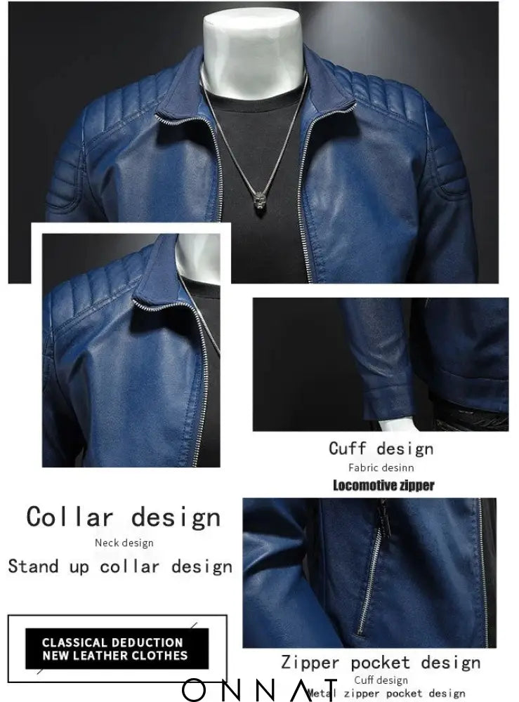 Onnat Leather Jacket Menswear