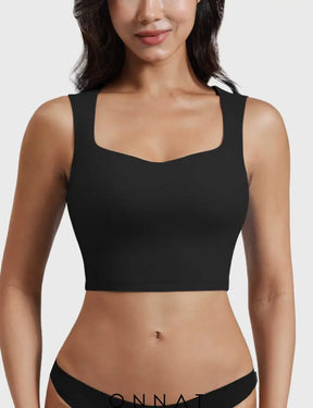 Onnat Lelia Sleeveless Crop Top Black / S Tops