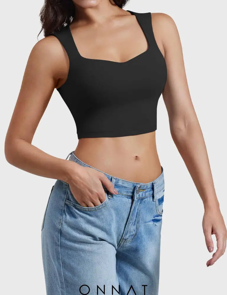 Onnat Lelia Sleeveless Crop Top Tops