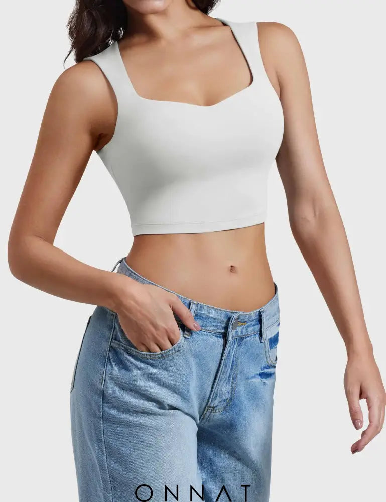 Onnat Lelia Sleeveless Crop Top Tops