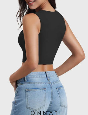 Onnat Lelia Sleeveless Crop Top Tops