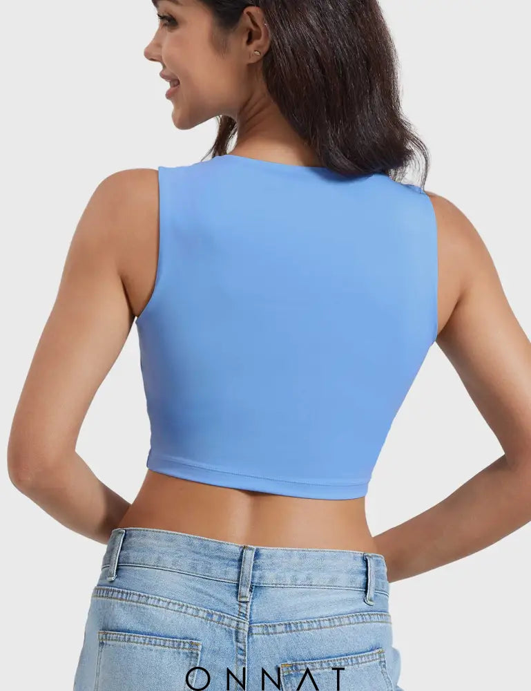 Onnat Lelia Sleeveless Crop Top Tops