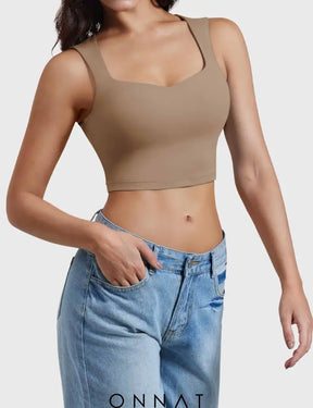 Onnat Lelia Sleeveless Crop Top Tops