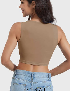 Onnat Lelia Sleeveless Crop Top Tops