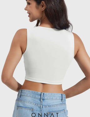 Onnat Lelia Sleeveless Crop Top Tops