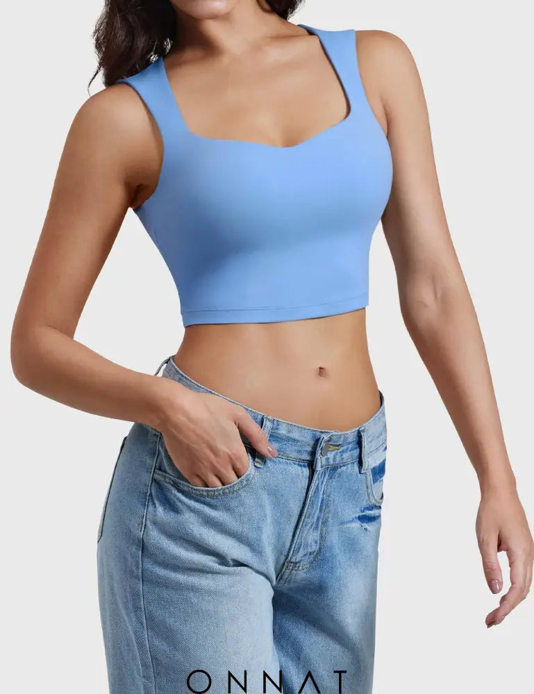 Onnat Lelia Sleeveless Crop Top Tops