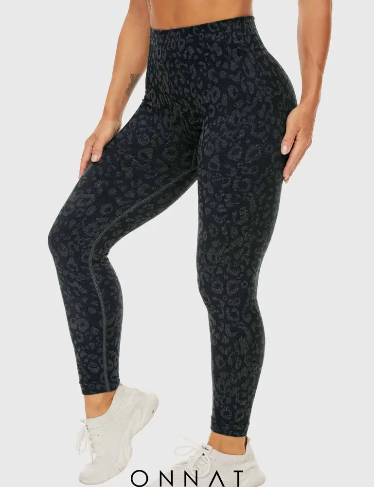 Onnat Leopard Seamless Leggings