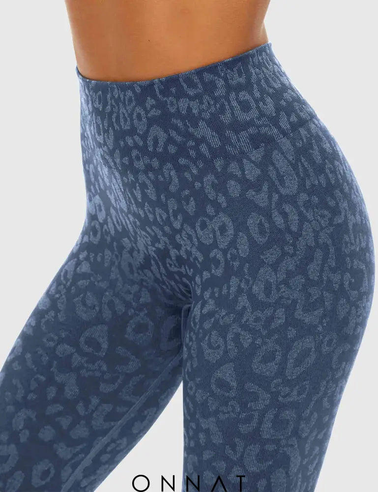 Onnat Leopard Seamless Leggings