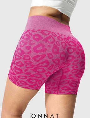 Onnat Leopard Seamless Shorts