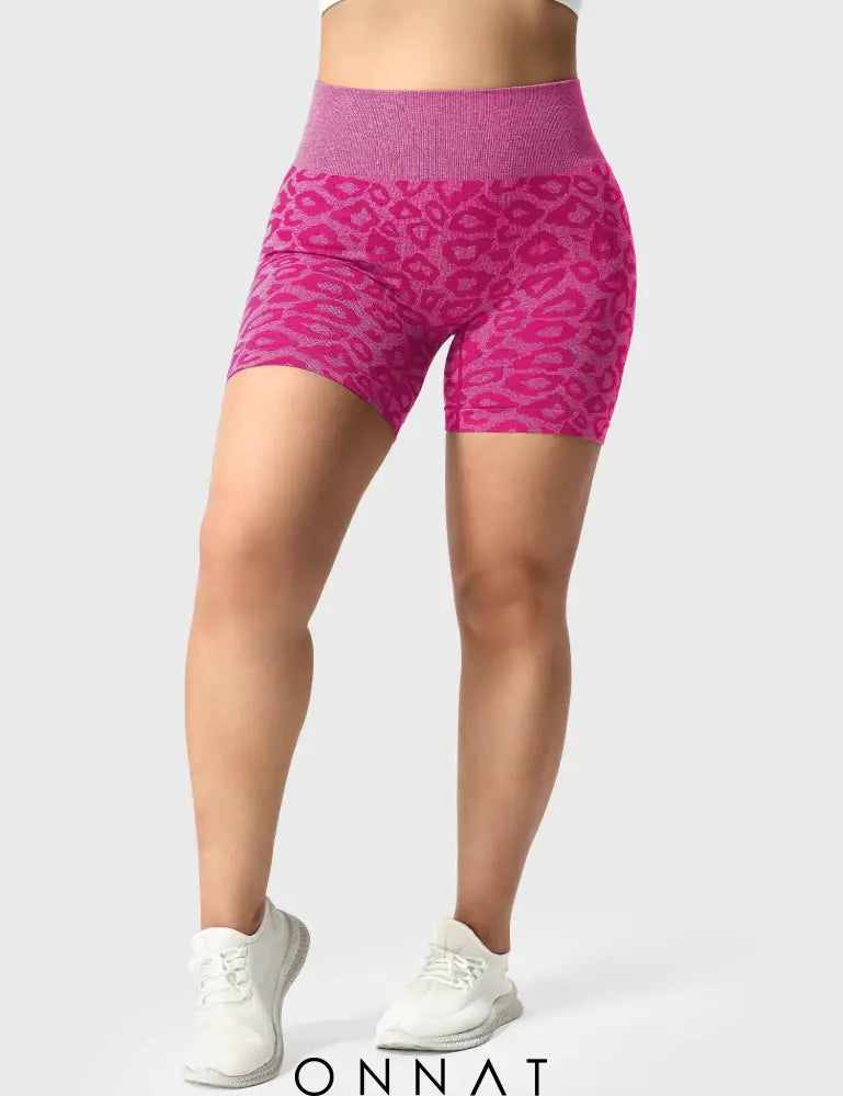 Onnat Leopard Seamless Shorts