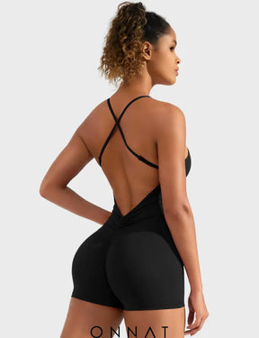 Onnat Liza V-Back Romper Jumpsuits