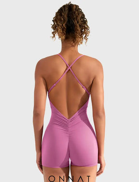 Onnat Liza V-Back Romper Jumpsuits