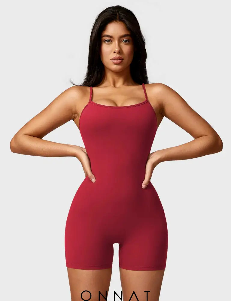 Onnat Lizvette Suspender Romper Jumpsuits