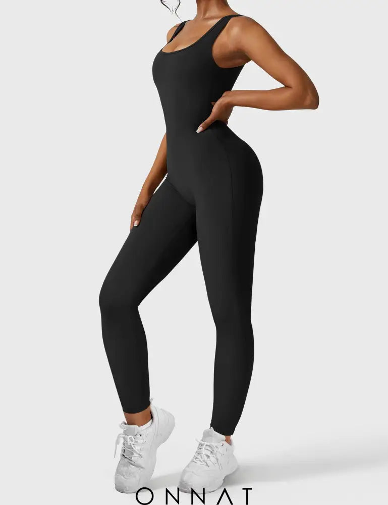 Onnat Lizvette V-Back Jumpsuit Jumpsuits