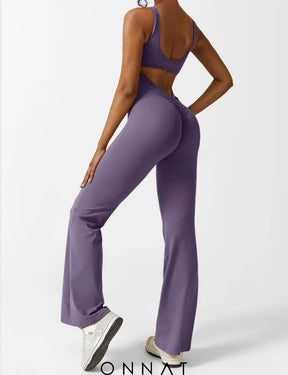 Onnat Lizvette V-Back Jumpsuit Jumpsuits