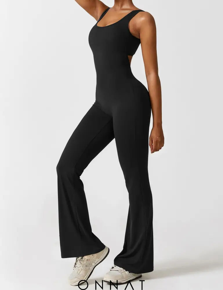 Onnat Lizvette V-Back Jumpsuit Jumpsuits