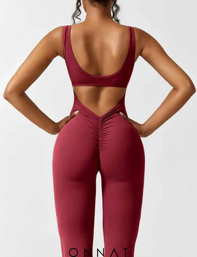 Onnat Lizvette V-Back Jumpsuit Jumpsuits