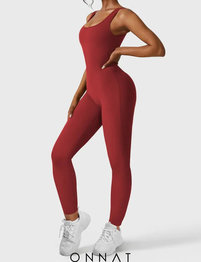 Onnat Lizvette V-Back Jumpsuit Jumpsuits