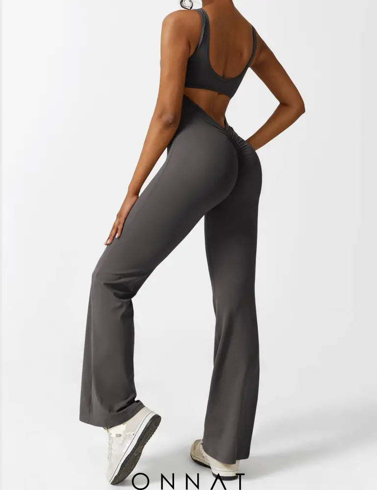 Onnat Lizvette V-Back Jumpsuit Jumpsuits