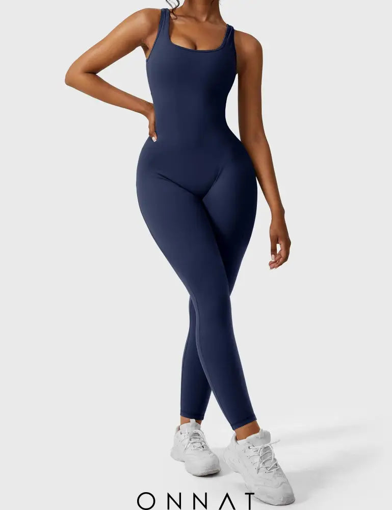 Onnat Lizvette V-Back Jumpsuit Jumpsuits