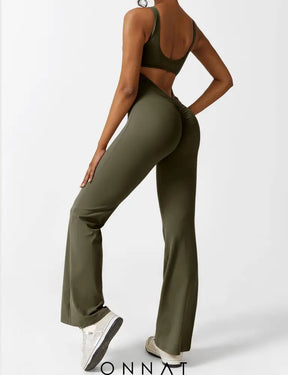 Onnat Lizvette V-Back Jumpsuit Jumpsuits