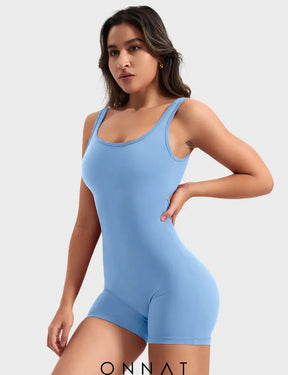 Onnat Lizvette V-Back Romper Jumpsuits