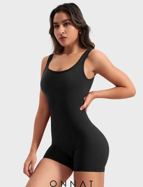 Onnat Lizvette V-Back Romper Jumpsuits