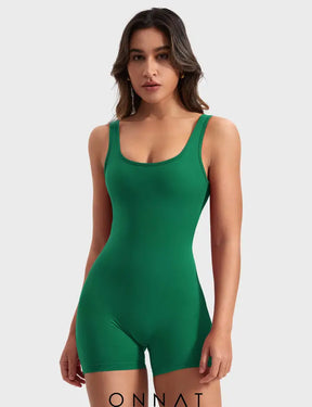 Onnat Lizvette V-Back Romper Jumpsuits