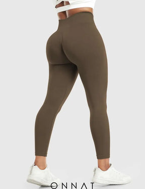 Onnat Mandy Seamless Leggings Coffee / Xs