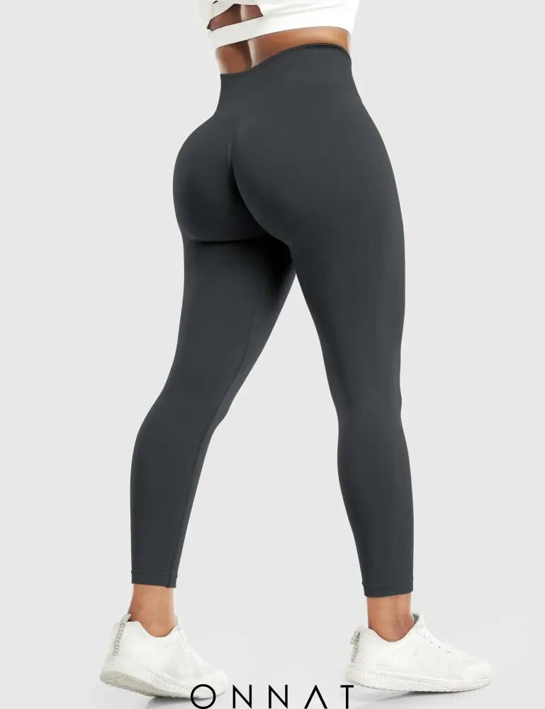 Onnat Mandy Seamless Leggings Dark Grey / Xs