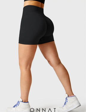 Onnat Mandy Seamless Shorts Black / Xs