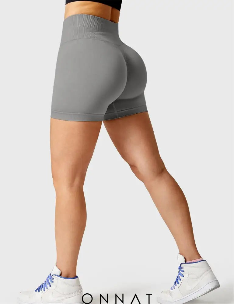 Onnat Mandy Seamless Shorts Light Grey / Xs